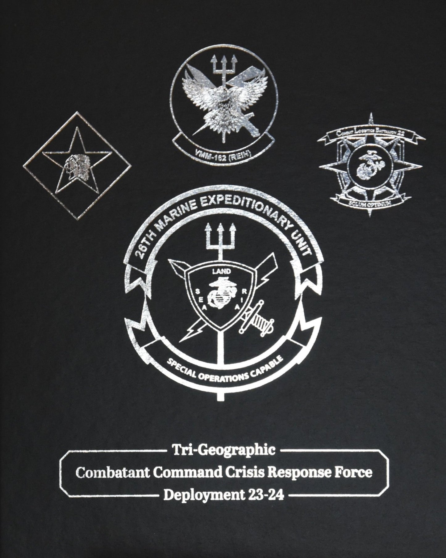 26th Marine Expeditionary Unit (SOC) 2023 - 2024 Deployment Cruisebook - Bluewater Publishing