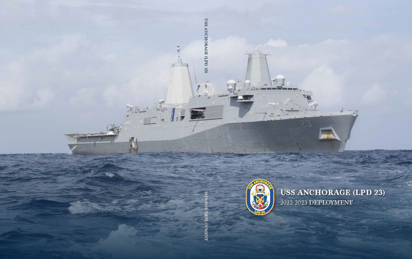 USS Anchorage (LPD 23) 2022 - 2023 Cruisebook - Bluewater Publishing