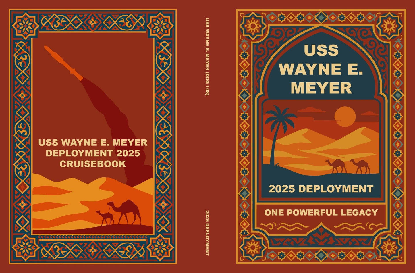 USS Wayne E. Meyer (DDG 108) 2025 Deployment Cruisebook - Bluewater Publishing