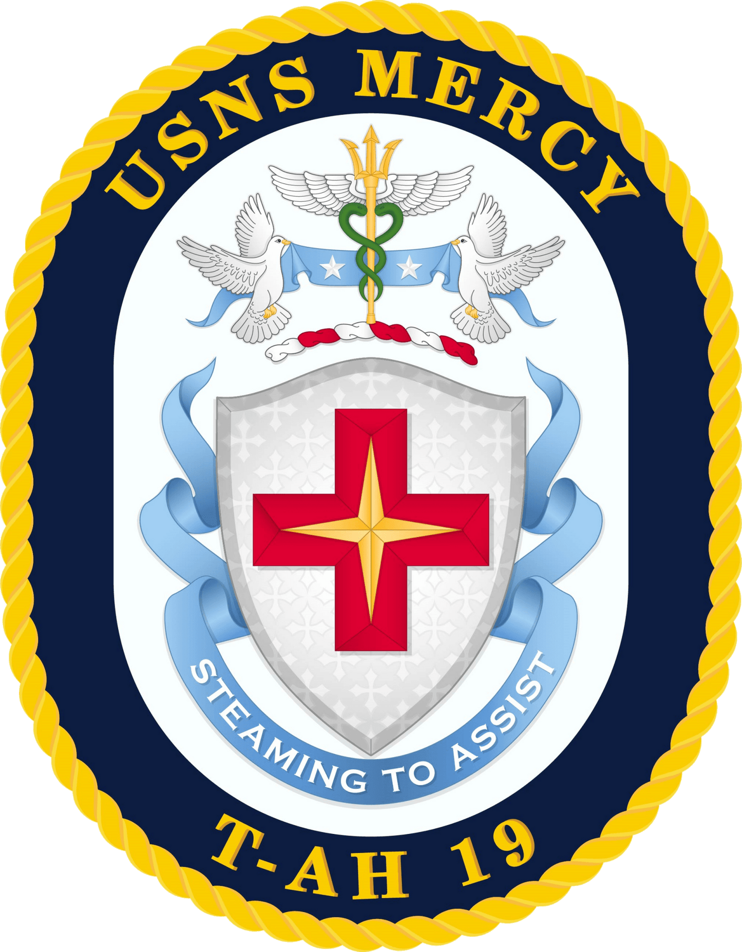 USNS Mercy (T - AH 19) Pacific Partnership Cruisebook 2023 - 2024 - Bluewater Publishing