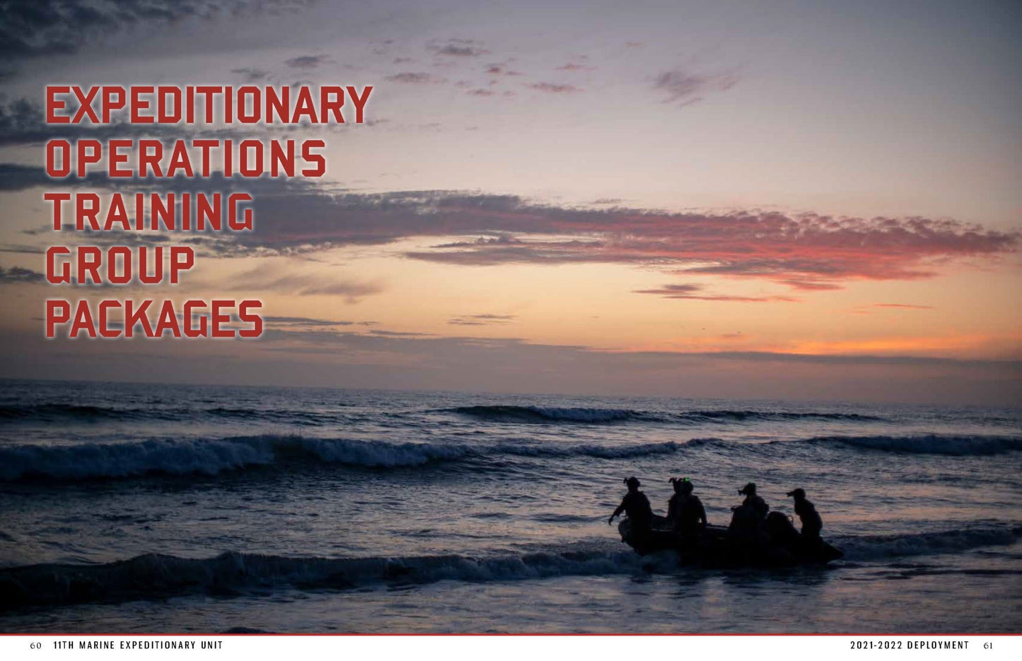 11th Marine Expeditionary Unit (11th MEU) 2021 - 2022 Deployment Cruisebook - Bluewater Publishing
