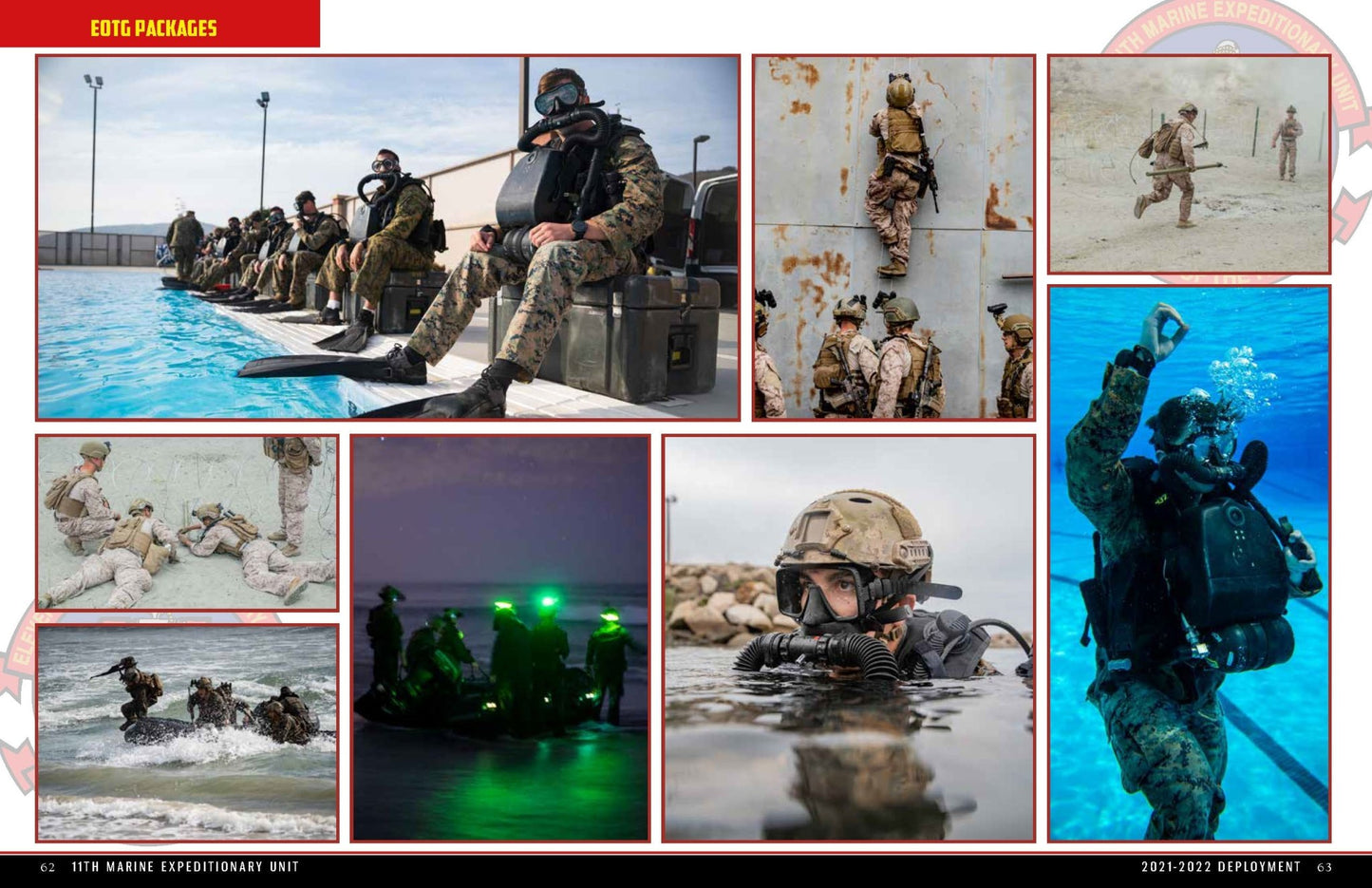 11th Marine Expeditionary Unit (11th MEU) 2021 - 2022 Deployment Cruisebook - Bluewater Publishing