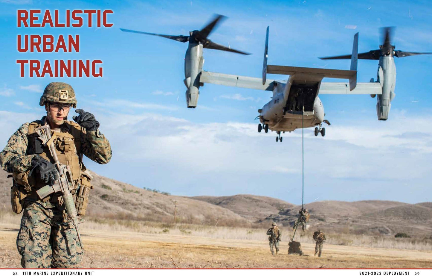 11th Marine Expeditionary Unit (11th MEU) 2021 - 2022 Deployment Cruisebook - Bluewater Publishing