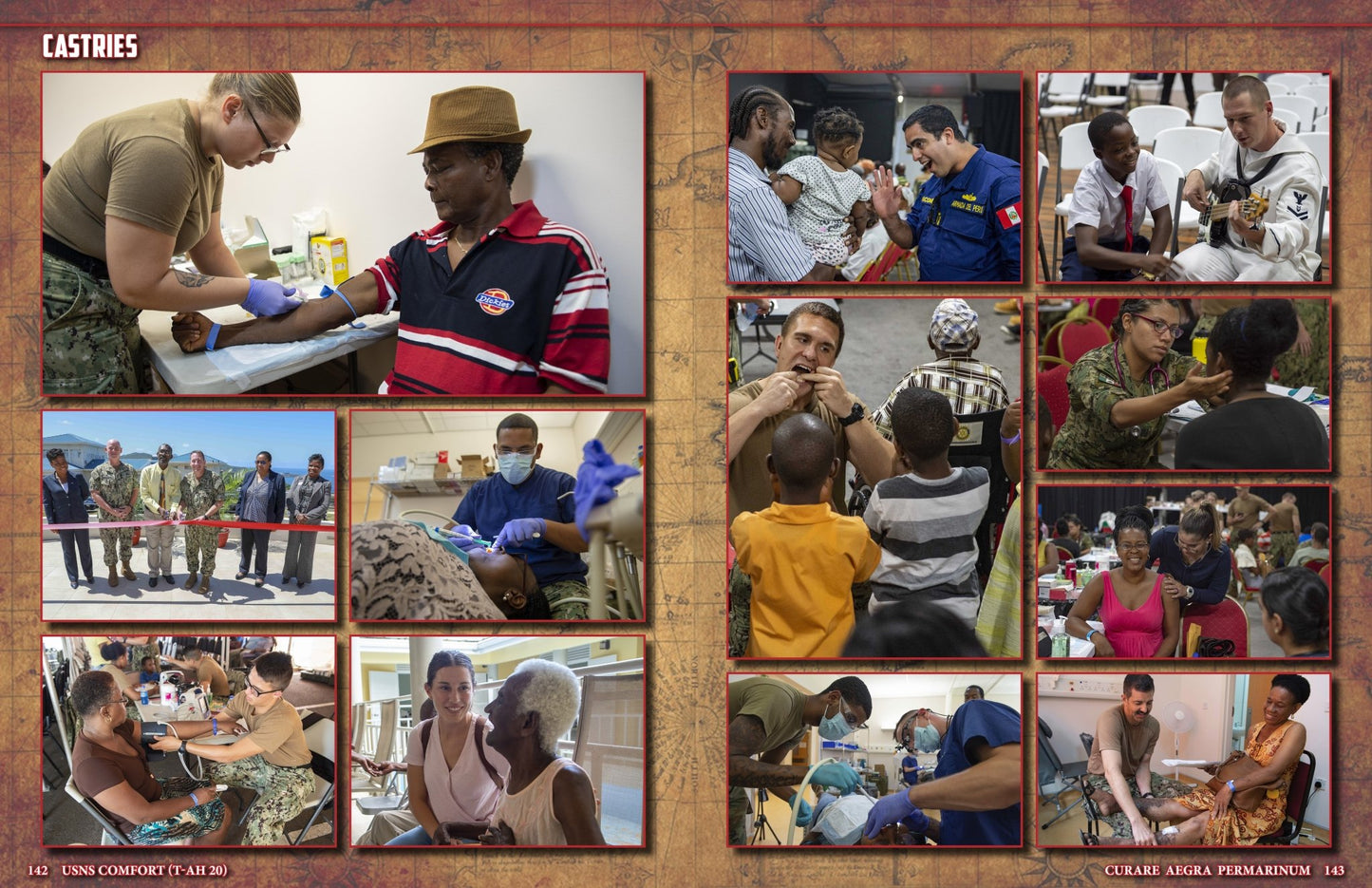 USNS Comfort (T - AH 20) 2019 Deployment Cruisebook - Bluewater Publishing