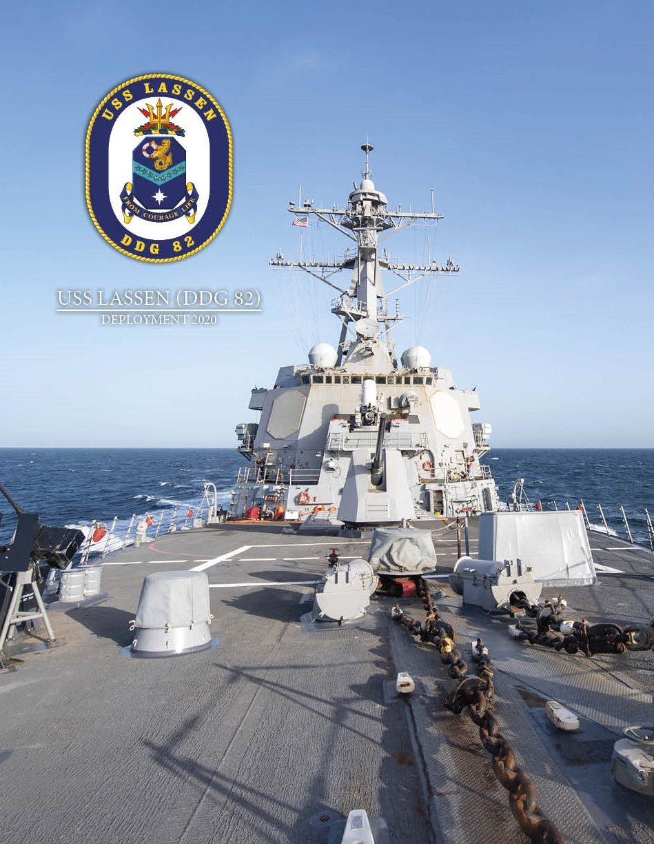 USS Lassen (DDG 82) 2020 Deployment Cruisebook - Bluewater Publishing