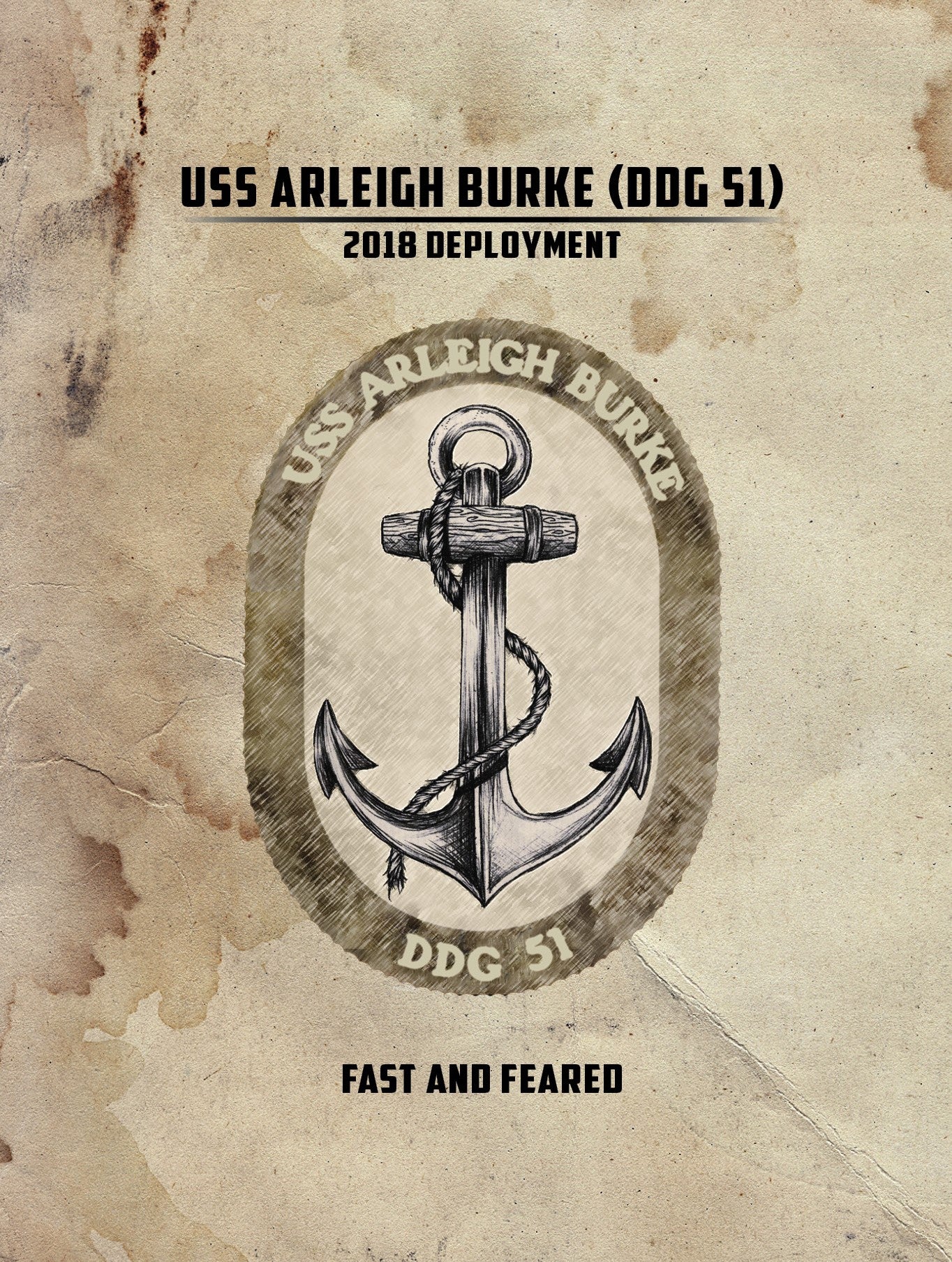 USS Arleigh Burke (DDG 51) 2018 Deployment Cruisebook - Bluewater Publishing