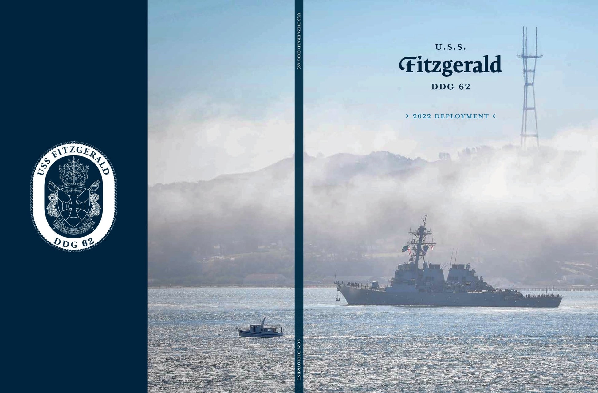 USS Fitzgerald (DDG 62) 2022 Deployment Cruisebook - Bluewater Publishing