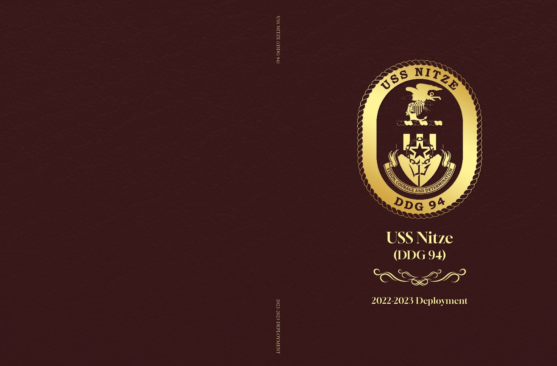 USS Nitze (DDG 94) 2022 - 2023 Cruisebook - Bluewater Publishing