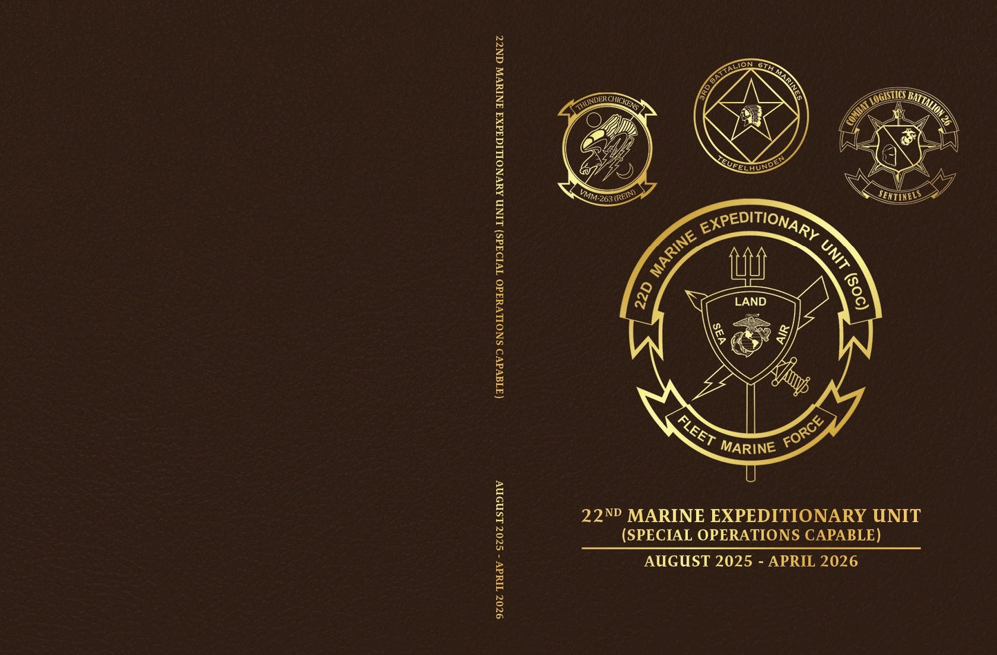 22nd MEU(SOC) 2025 - 2026 Deployment Cruisebook - Bluewater Publishing