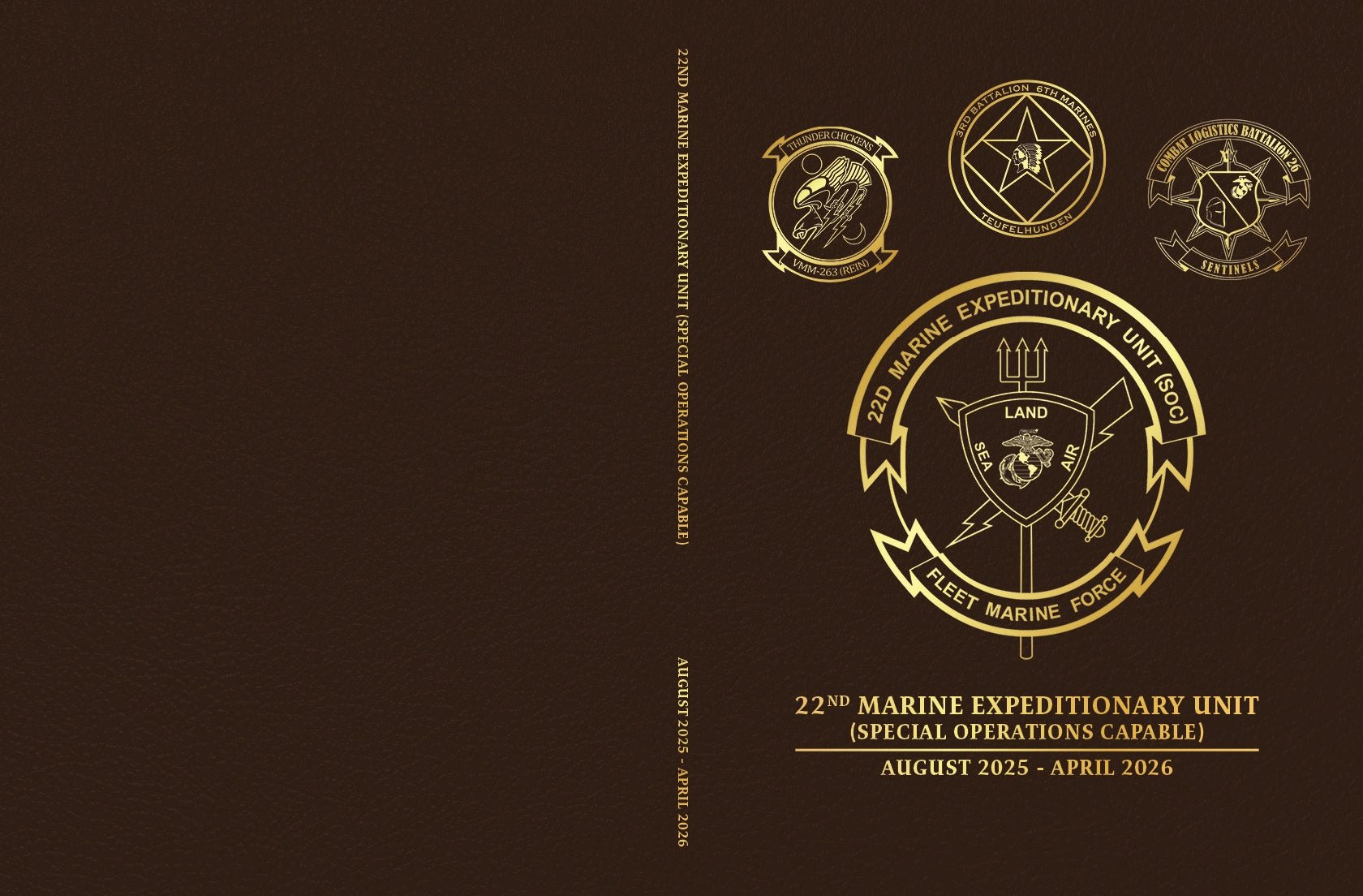 22nd MEU(SOC) 2025 - 2026 Deployment Cruisebook - Bluewater Publishing