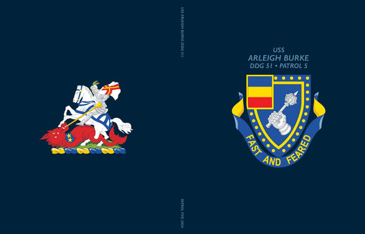 USS Arleigh Burke (DDG 51) 2024 Patrol 5 Deployment Cruisebook - Bluewater Publishing