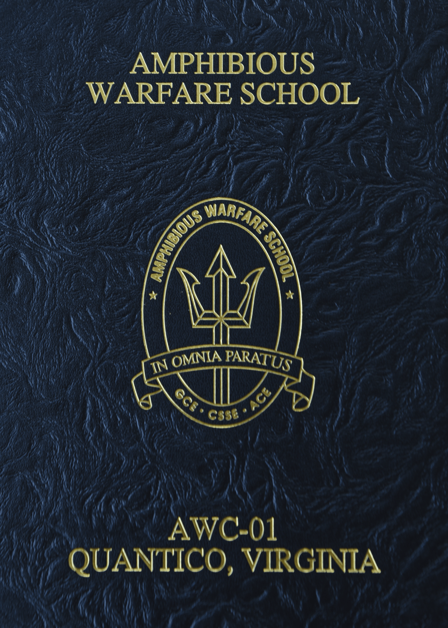 Amphibious Warfare School (AWS) 2001 Book - Bluewater Publishing
