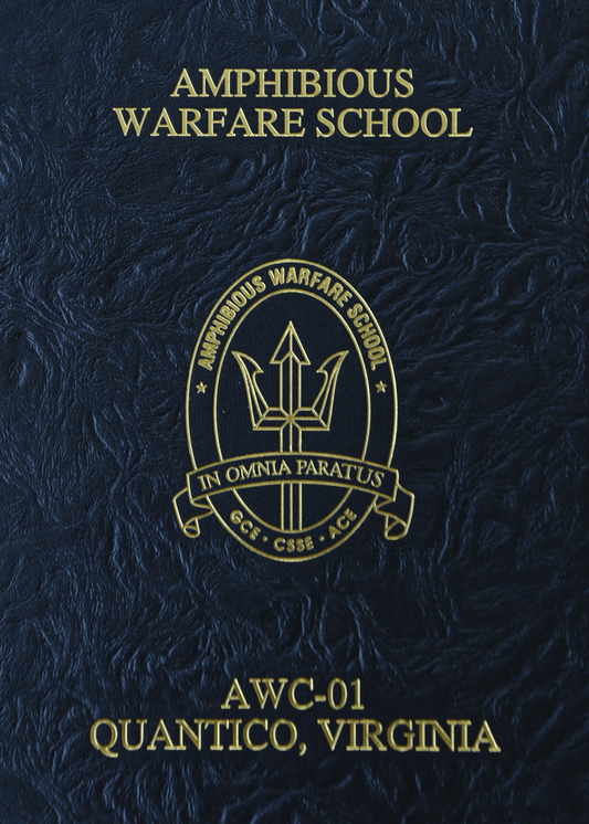 Amphibious Warfare School (AWS) 2001 Book - Bluewater Publishing
