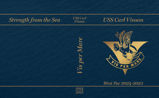 USS Carl Vinson (CVN 70) 2024 - 2025 Deployment Cruisebook - Bluewater Publishing