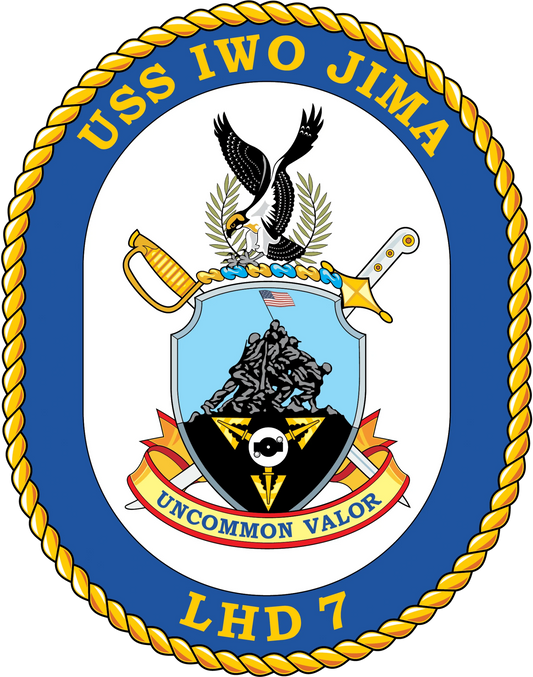 USS Iwo Jima (LHD 7) 2025 Deployment Cruisebook - Bluewater Publishing