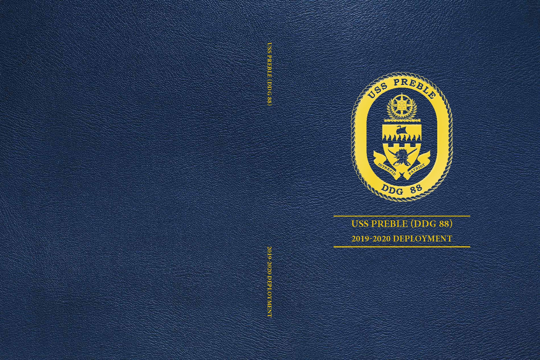 USS Preble (DDG 88) 2019 and 2020 Deployment Cruisebook - Bluewater Publishing