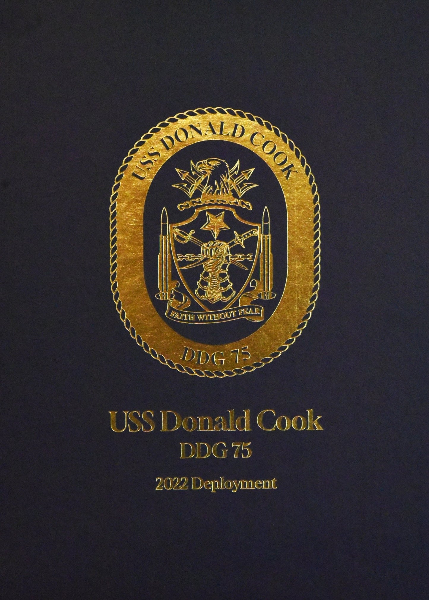 USS Donald Cook (DDG 75) 2022 Deployment Cruisebook - Bluewater Publishing