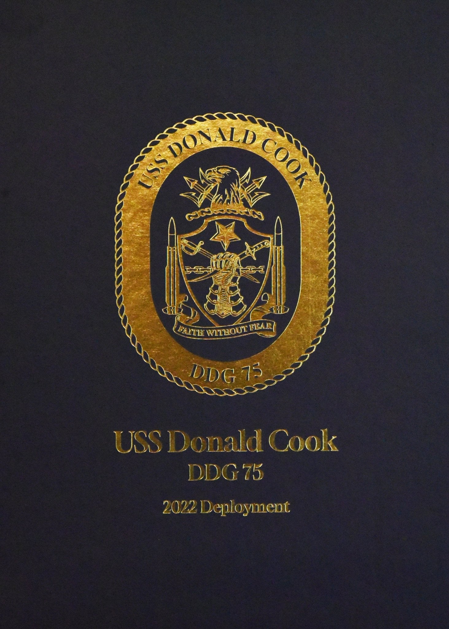 USS Donald Cook (DDG 75) 2022 Deployment Cruisebook - Bluewater Publishing