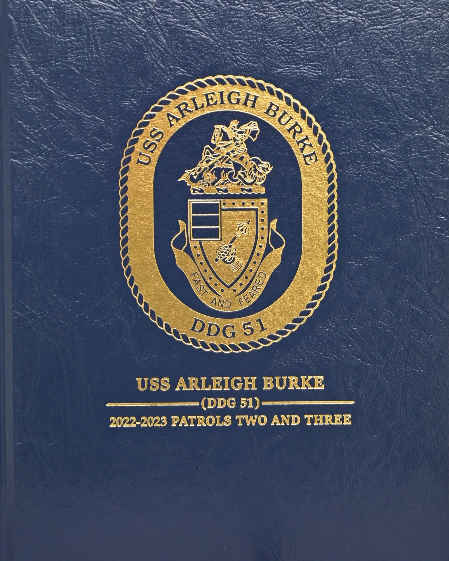 USS Arleigh Burke (DDG 51) 2022 - 2023 Patrol 2 and 3 Deployment Cruisebook - Bluewater Publishing