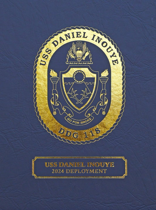 USS Daniel Inouye (DDG 118) 2024 Deployment Cruisebook - Bluewater Publishing