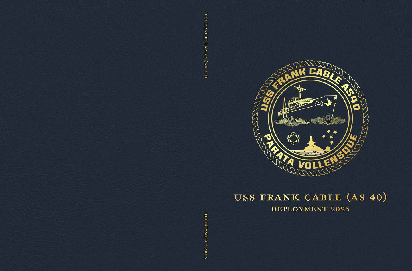 USS Frank Cable (AS 40) 2025 Cruisebook - Bluewater Publishing