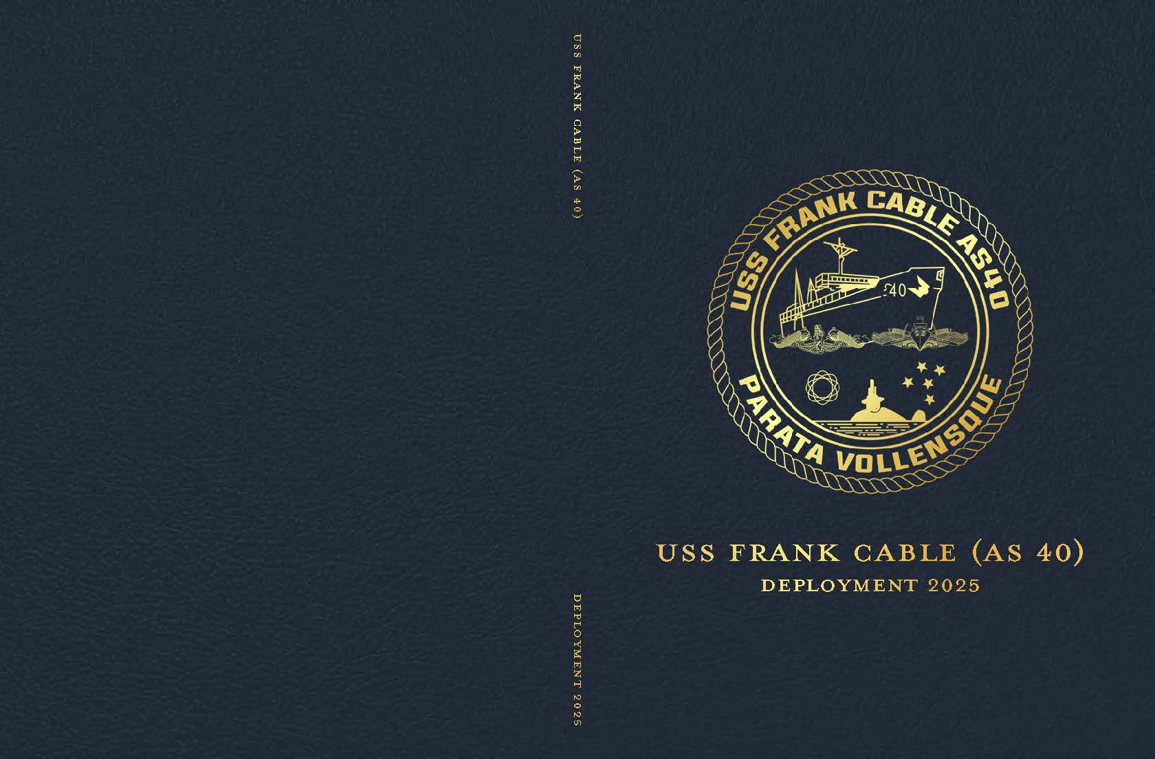 USS Frank Cable (AS 40) 2025 Cruisebook - Bluewater Publishing