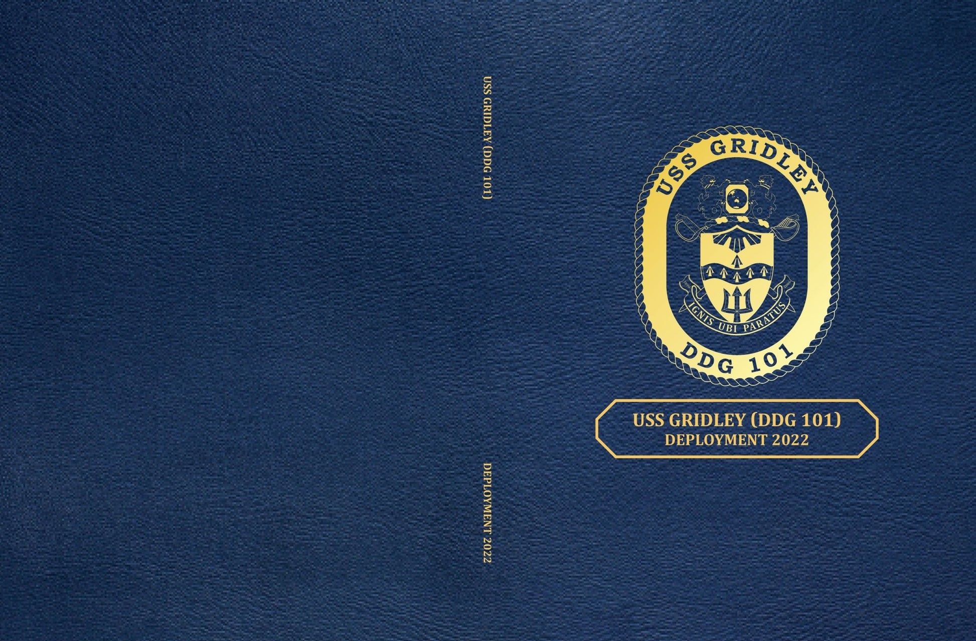 USS Gridley (DDG 101) 2022 Deployment Cruisebook - Bluewater Publishing