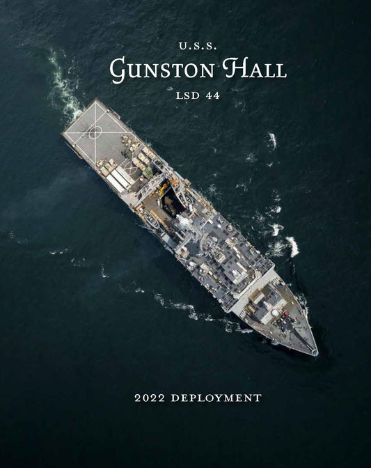USS Gunston Hall (LSD 44) 2022 Deployment Cruisebook - Bluewater Publishing