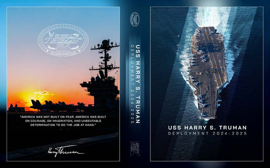 USS Harry S. Truman (CVN 75) 2024 - 2025 Deployment Cruisebook - Bluewater Publishing