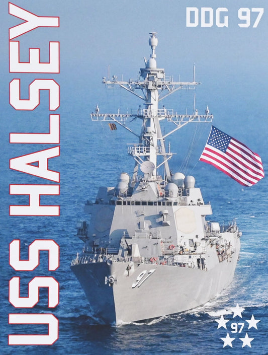 USS Halsey (DDG 97) 2024 WESTPAC Deployment Cruisebook - Bluewater Publishing