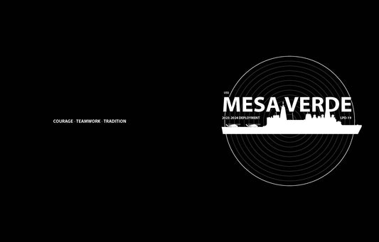 USS Mesa Verde (LPD 19) 2023 - 2024 Deployment Cruisebook - Bluewater Publishing