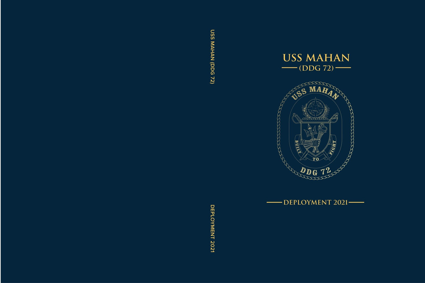 USS Mahan (DDG 72) 2021 Deployment Cruisebook - Bluewater Publishing