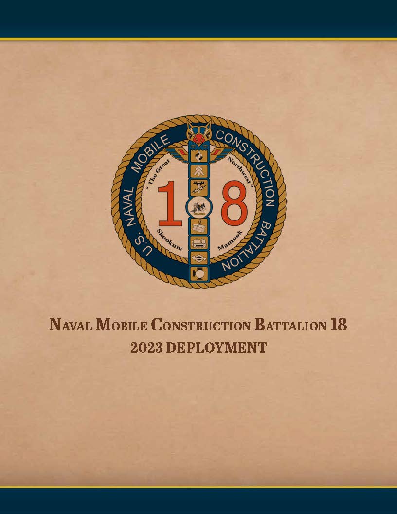 NMCB - 18 2023 - 2024 Deployment Cruisebook - Bluewater Publishing