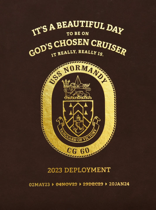 USS Normandy (CG 60) 2023 - 2024 Deployment Cruisebook - Bluewater Publishing