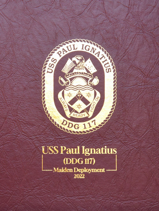 USS Paul Ignatius (DDG 117) 2022 Maiden Deployment Cruisebook - Bluewater Publishing