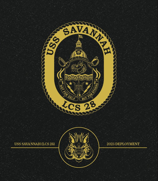 USS Savannah (LCS 28) GOLD 2025 Deployment Cruisebook - Bluewater Publishing