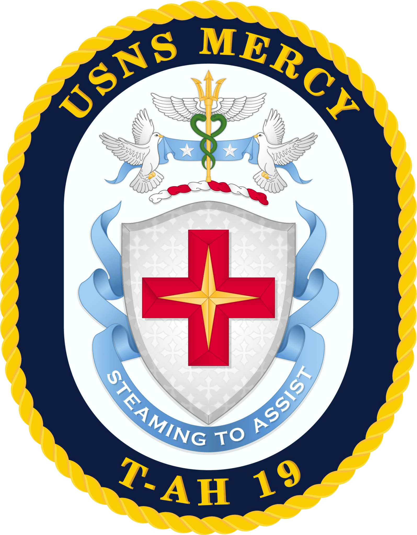 USNS Mercy (T - AH 19) Pacific Partnership Cruisebook 2023 - 2024 - Bluewater Publishing