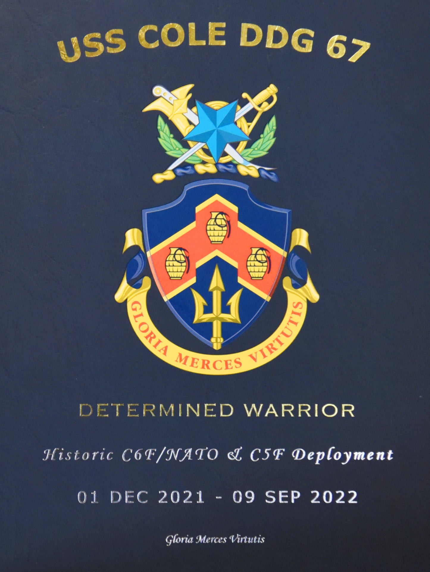 USS Cole (DDG 67) 2021 - 2022 Deployment Cruisebook - Bluewater Publishing