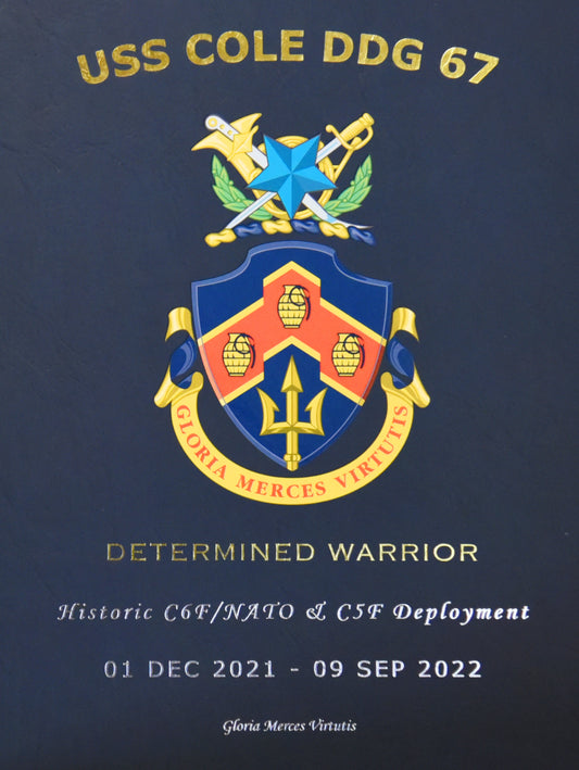 USS Cole (DDG 67) 2021 - 2022 Deployment Cruisebook - Bluewater Publishing