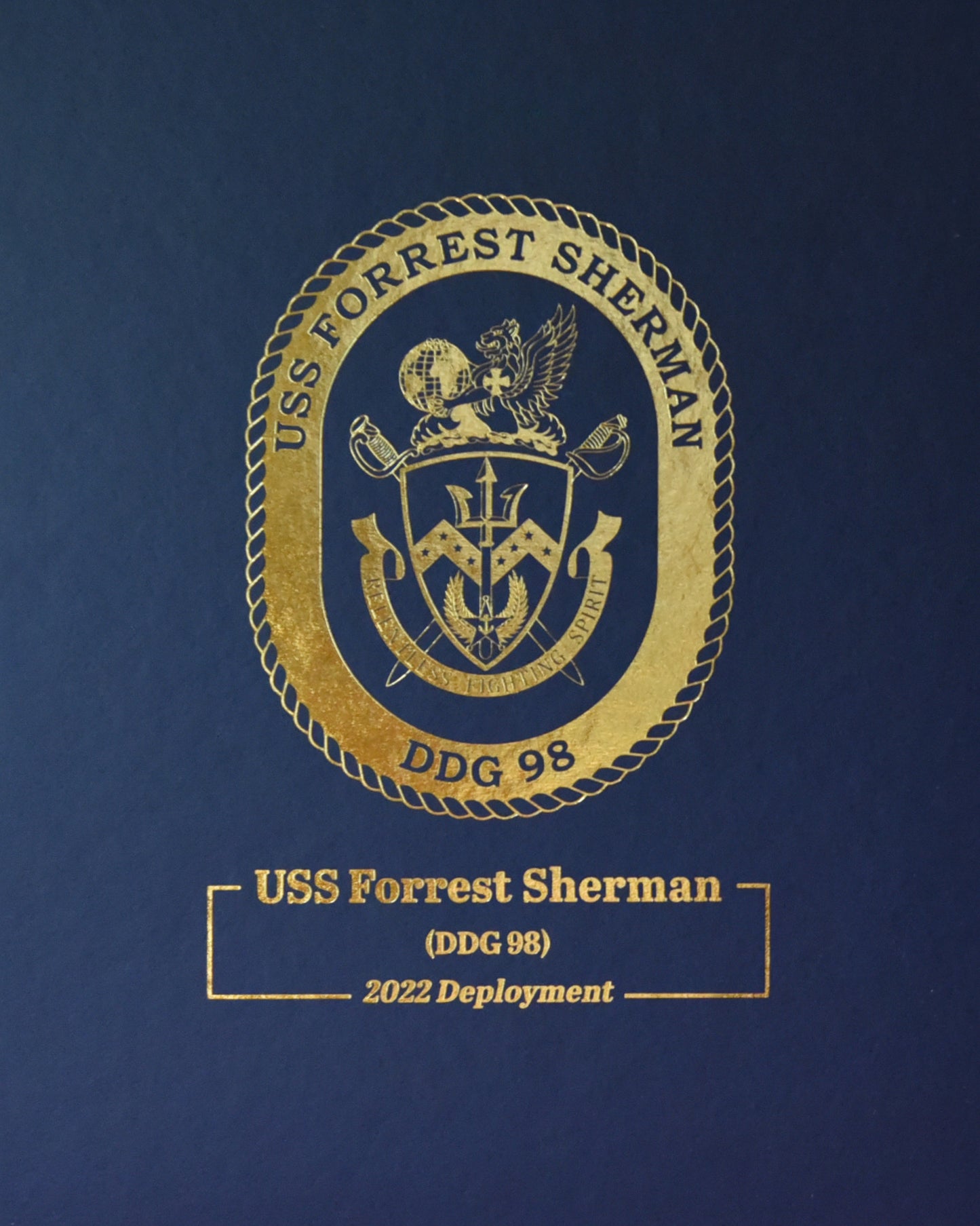 USS Forrest Sherman (DDG 98) 2022 Deployment Cruisebook - Bluewater Publishing