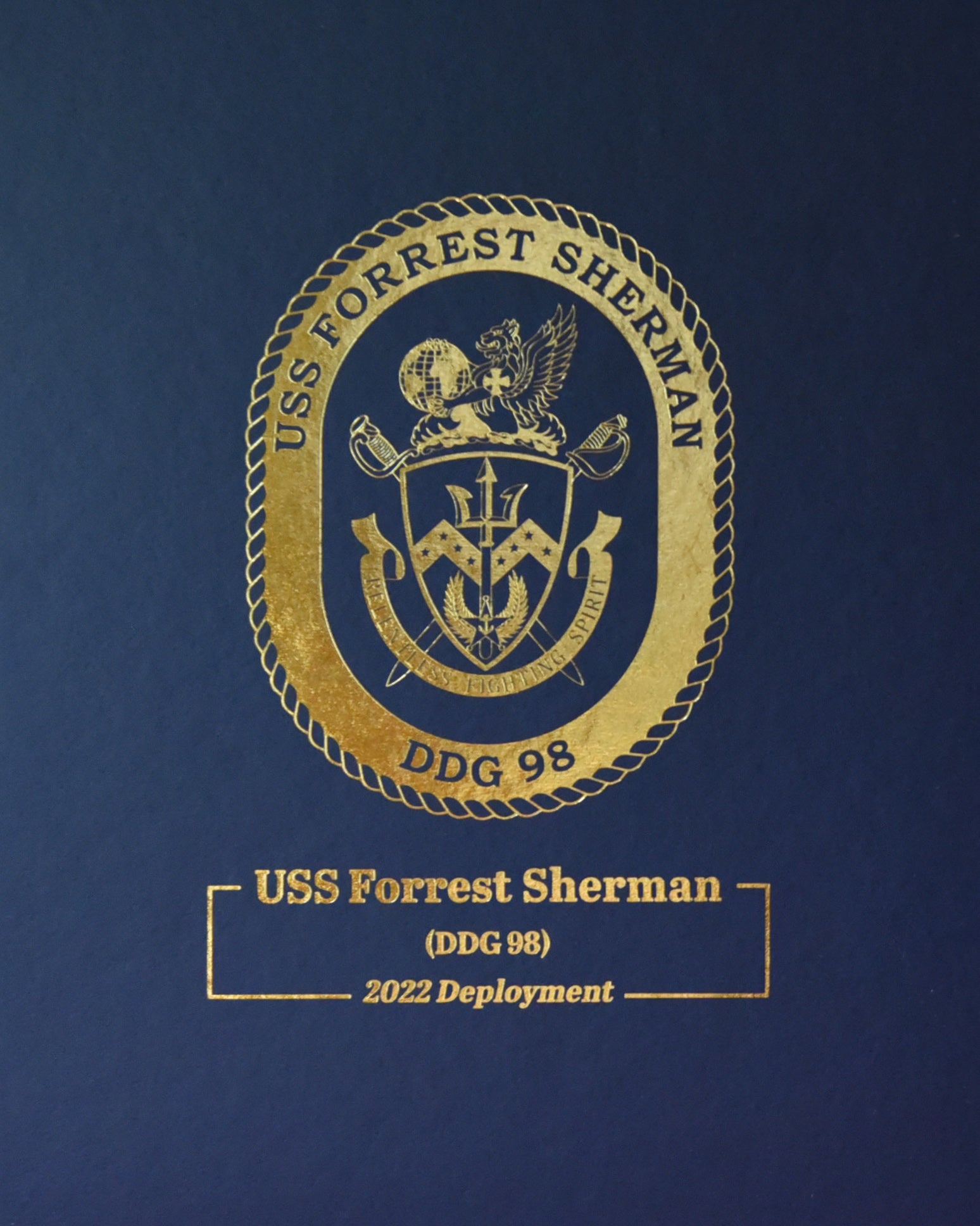 USS Forrest Sherman (DDG 98) 2022 Deployment Cruisebook - Bluewater Publishing