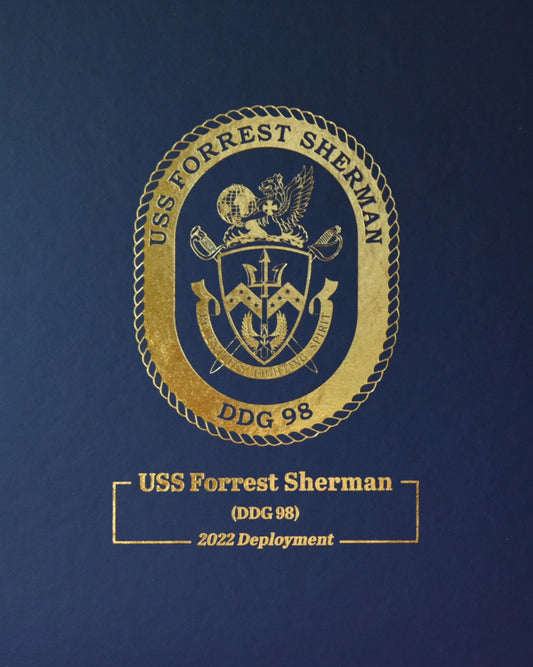 USS Forrest Sherman (DDG 98) 2022 Deployment Cruisebook - Bluewater Publishing
