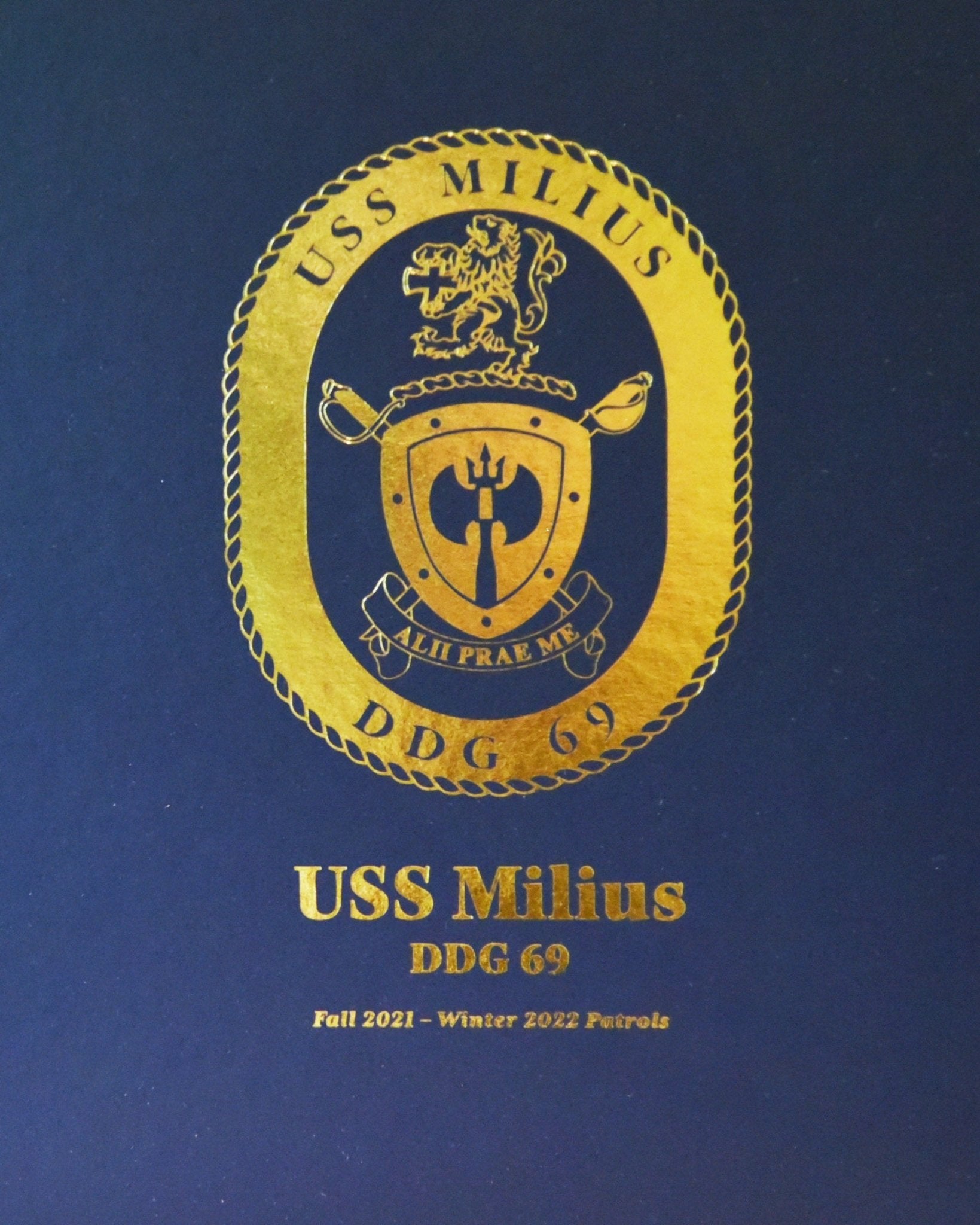 USS Milius (DDG 69) 2022 Deployment Cruisebook - Bluewater Publishing