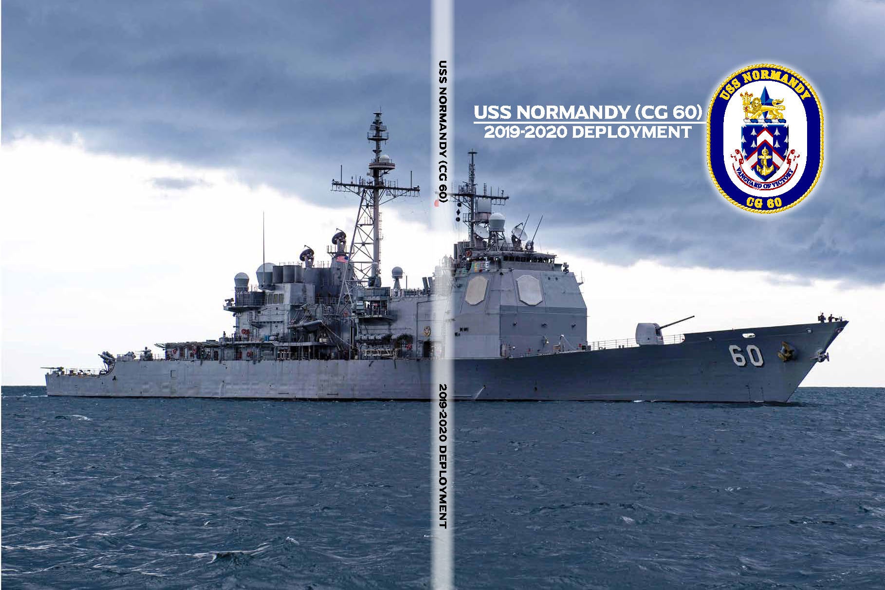 USS Normandy (CG 60) 2019 - 2020 Deployment Cruisebook - Bluewater Publishing
