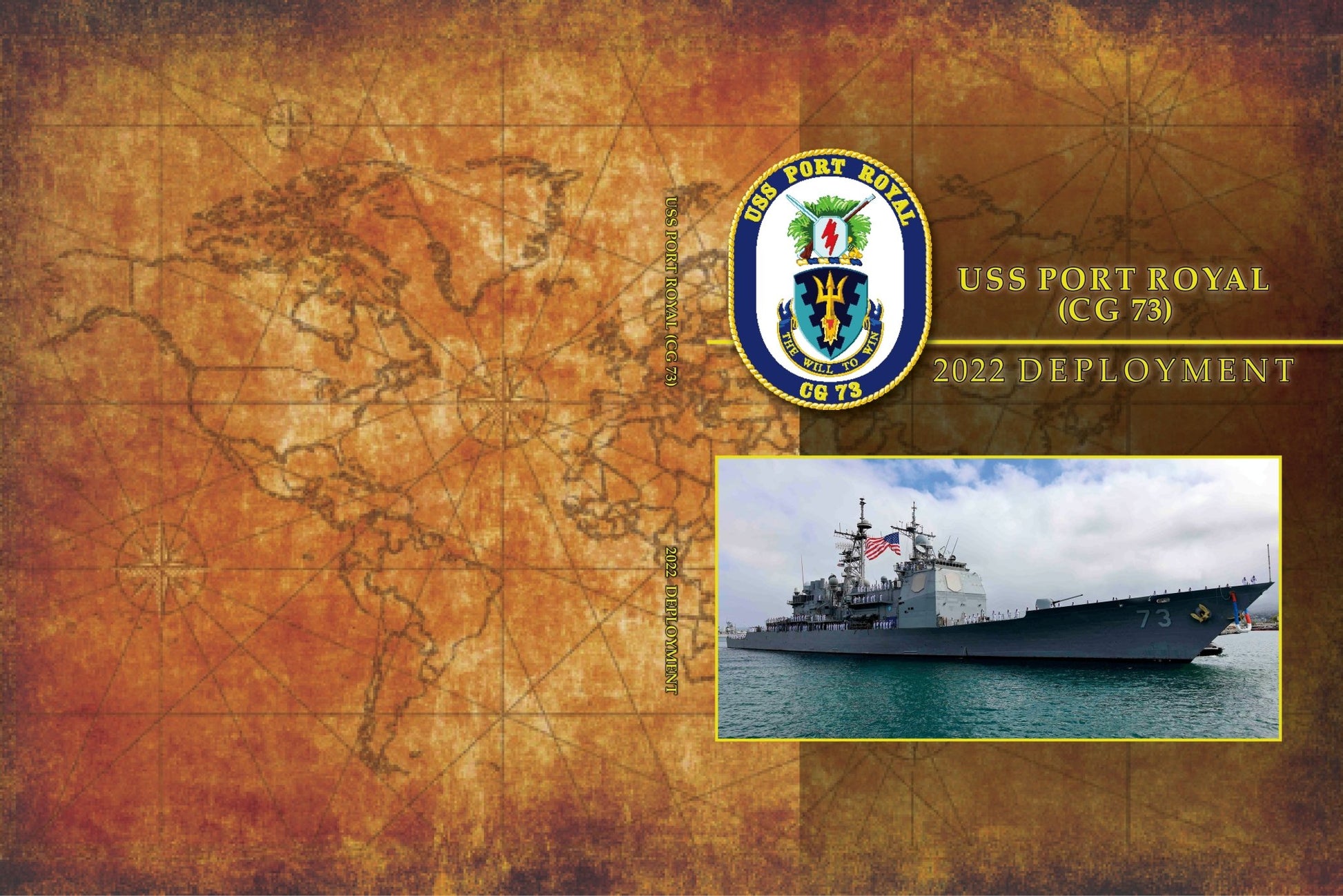 USS Port Royal (CG 73) 2022 Deployment Cruisebook - Bluewater Publishing