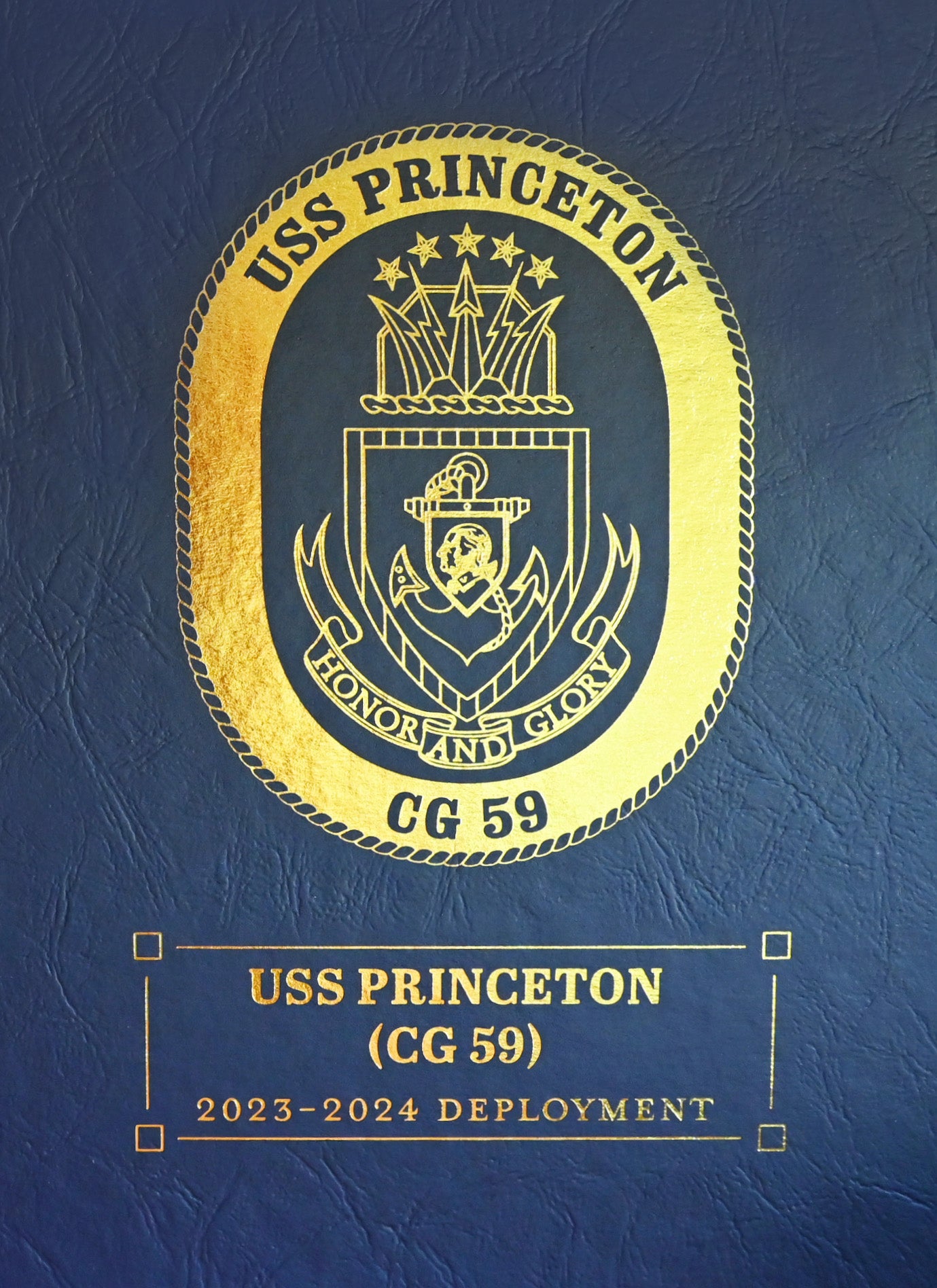 USS Princeton (CG 59) 2023 - 2024 Deployment Cruisebook - Bluewater Publishing