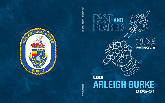 USS Arleigh Burke (DDG 51) 2025 Patrol 6 Deployment Cruisebook - Bluewater Publishing