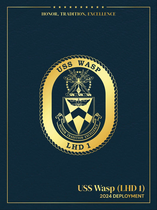 USS Wasp (LHD 1) 2024 Deployment Cruisebook - Bluewater Publishing