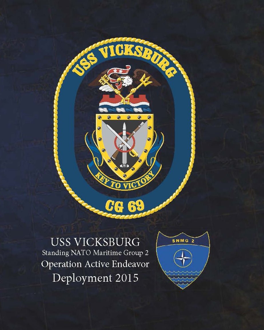 USS Vicksburg (CG 69) 2015 Deployment Cruisebook - Bluewater Publishing
