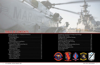 11th Marine Expeditionary Unit (11th MEU) 2021 - 2022 Deployment Cruisebook - Bluewater Publishing